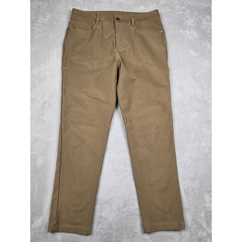 Lululemon Utilitech Pants Men 32x30 Brown Utility 5-Pocket Trousers LM5AQIS‎